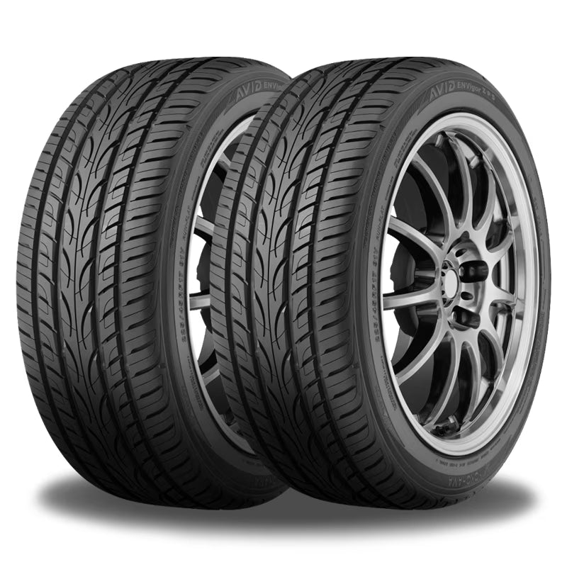 4 Yokohama Avid Envigor ZPS 225/55R17 97V Tires 110132197 / 225/55/17 / 2255517