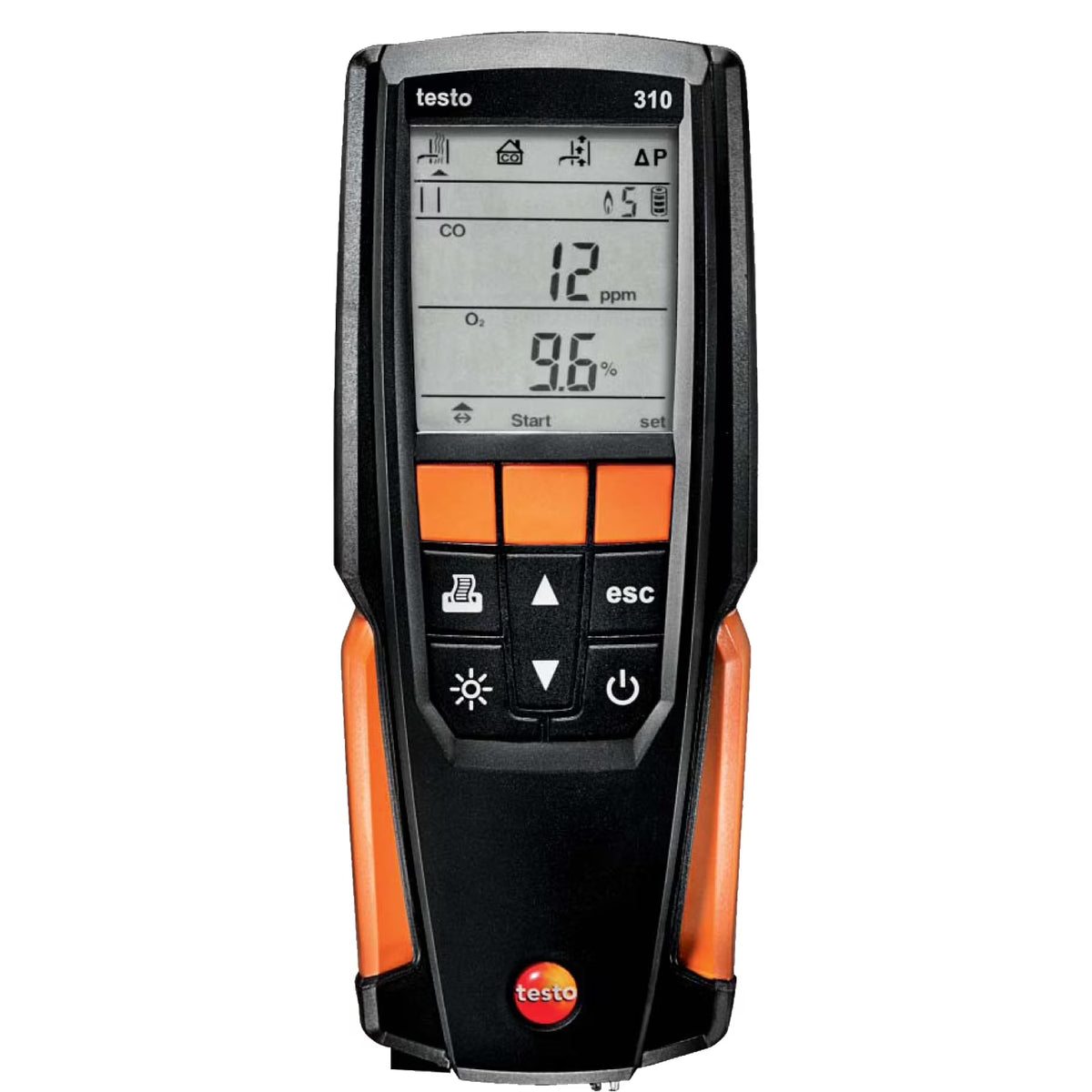 testo 310 I Residential Combustion Analyzer Kit I Flue Gas Detector Set for Heating Systems No App Connection Standard Set