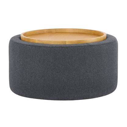 Beautiful Drew Stowaway Coffee Table with Storage by Drew Barrymore, Cream