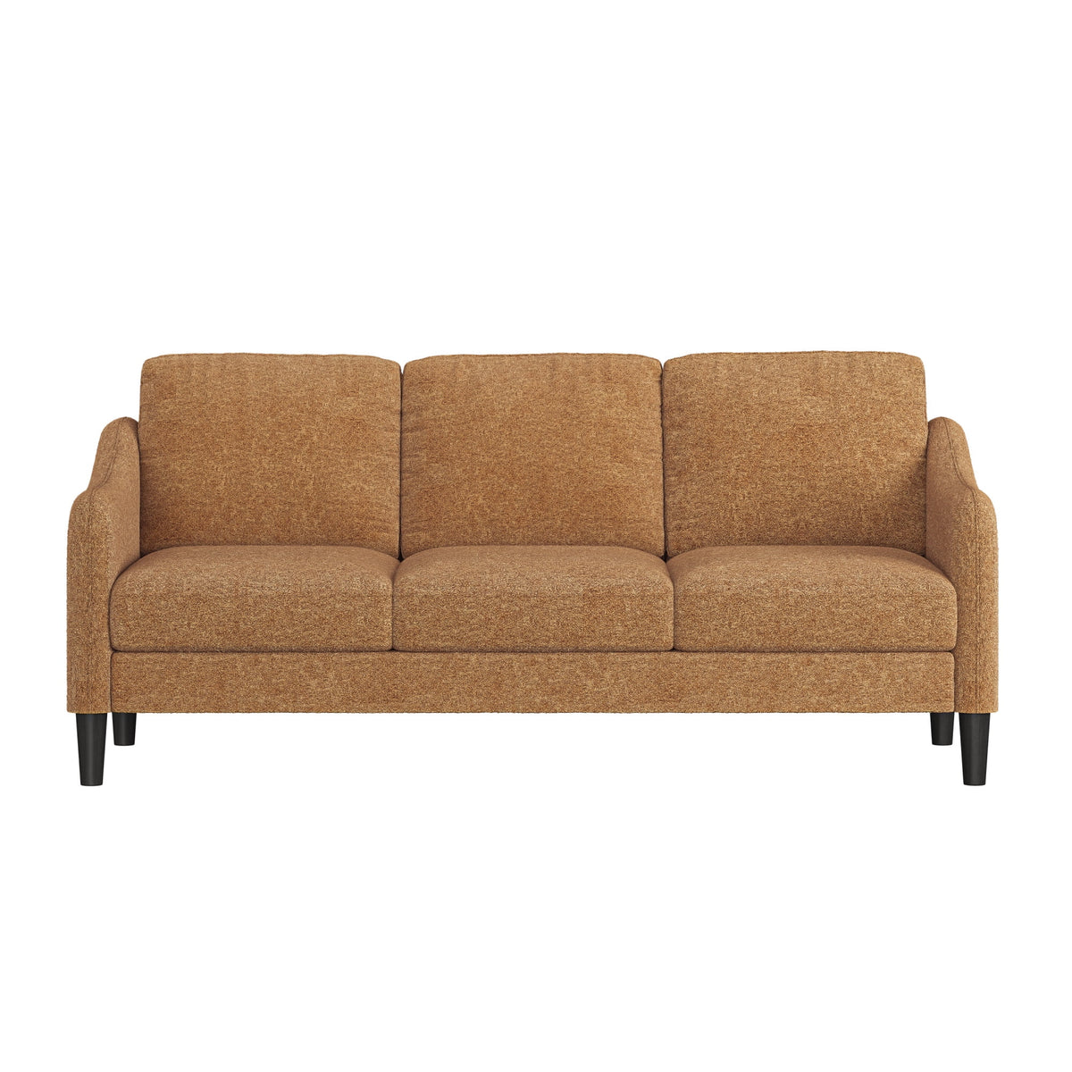Mainstays Westley Swoop Arm Sofa, Burnt Orange