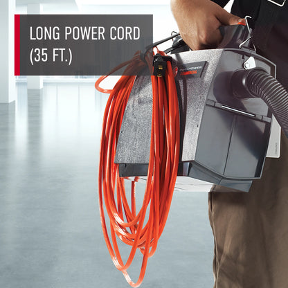Hoover Commercial Canister PortaPOWER Lightweight Vacuum Cleaner, CH30000