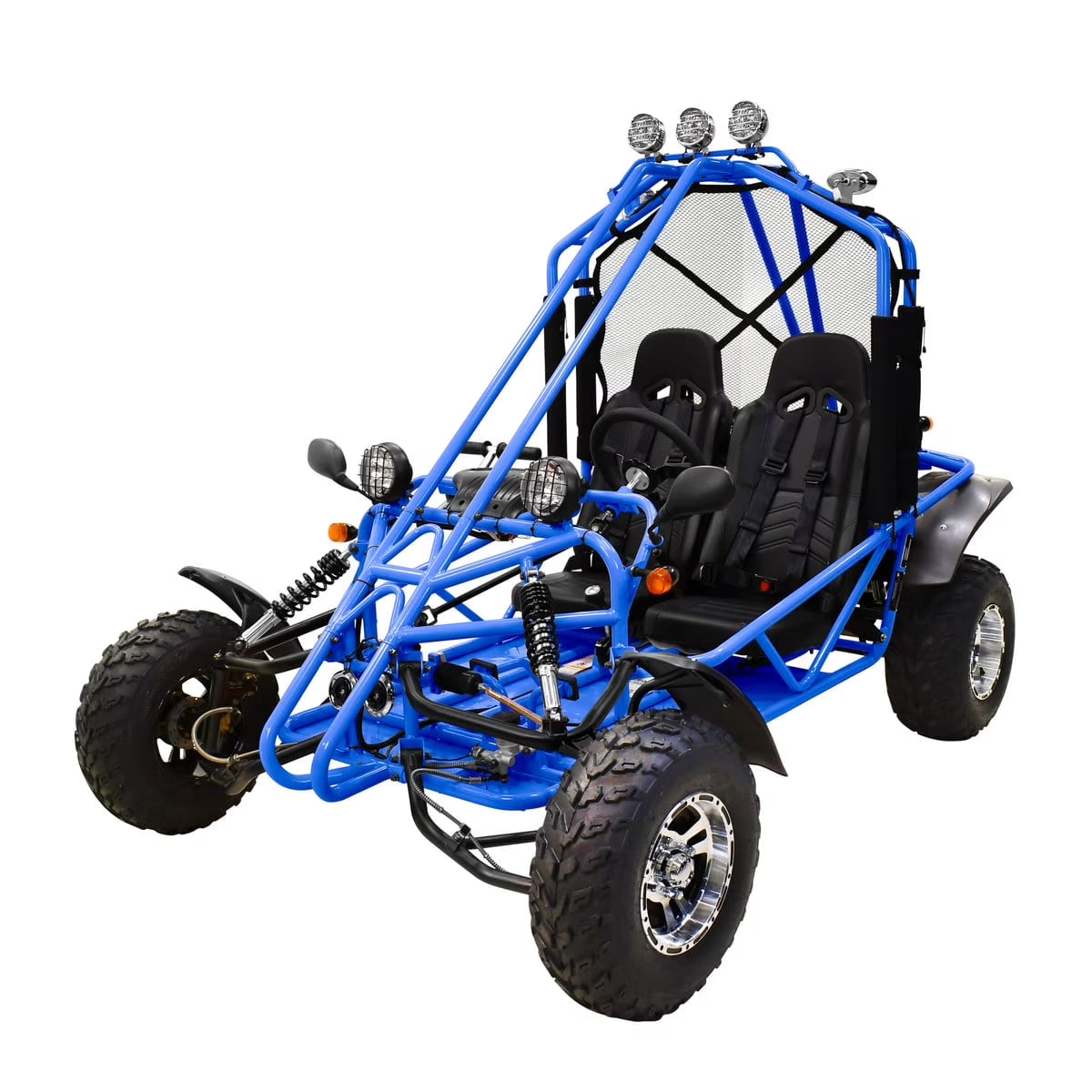 Massimo GKA 200 169cc EFI Adult Go Kart with 10HP Engine, 2WD Off-Road Go Cart, Dual Seats, Red