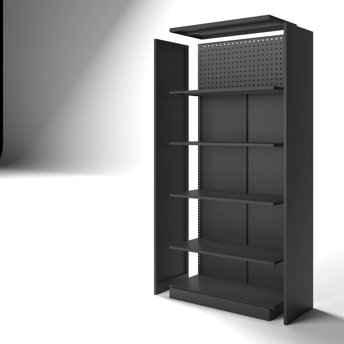 70 inches, Modern Kitchen Storage Cabinet, 6 Adjustable shelves Metal Storage Locker