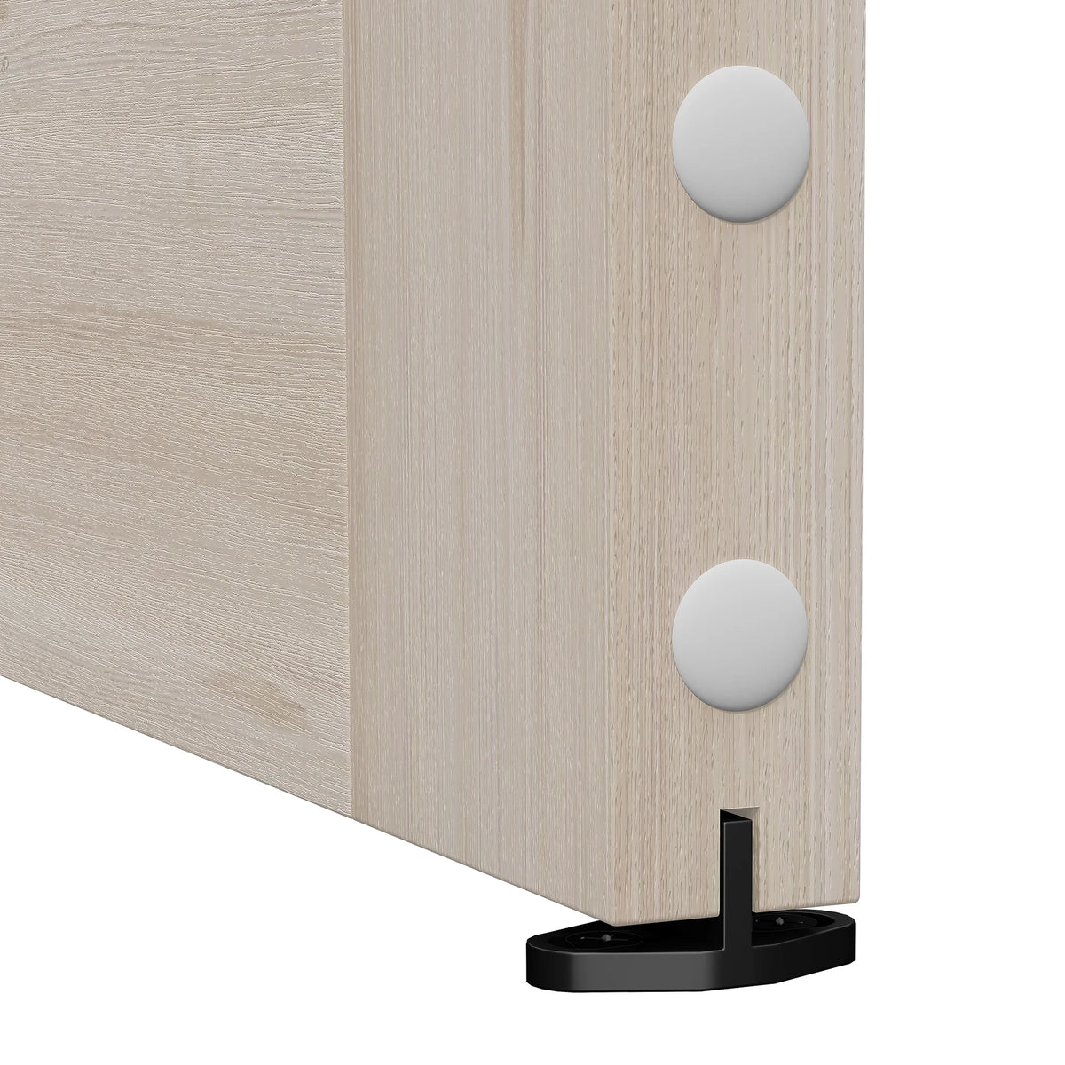 Uforic 48" x 84" Silding Barn Door,with Hardware Kit Rail,and Handle,Pulleys, Gray