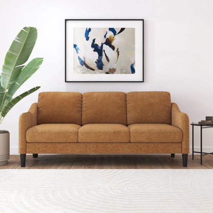 Mainstays Westley Swoop Arm Sofa, Burnt Orange