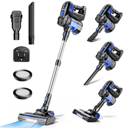 INSE Cordless Vacuum Cleaners, 6-in-1 Lightweight Stick Vacuum for Hardwood Floor Carpet Pet Hair, V770
