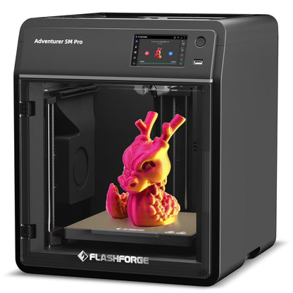 Flashforge 3D Printer Adventurer 5M, 3D Printers for Beginners Home DIY, High Speed Print Size 8.7 x 8.7 x 8.7in, Black