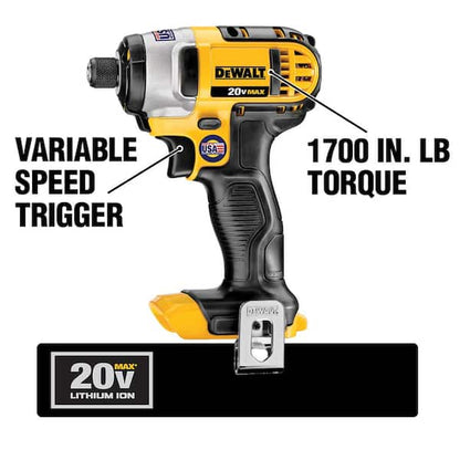 20V MAX Cordless 10 Tool Combo Kit, (2) 20V 2.0Ah and (1) 20V 5.0Ah Batteries, and Charger