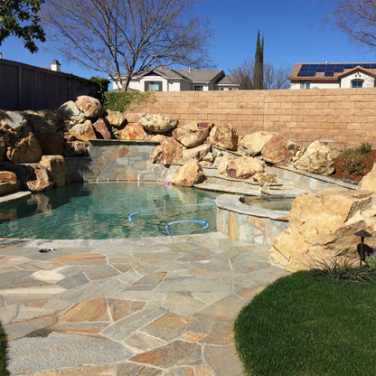 Flagstone Patio Pavers, Natural Stepping Stone, Driveway & Walkway Rock