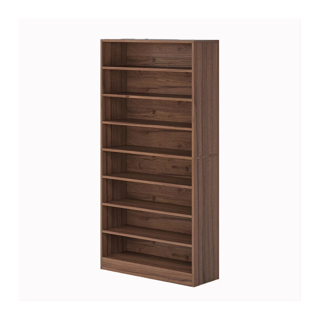 Hommoo Modern Wood Freestanding Shoe Cabinet, 8 Tiers 40-45 Pairs Shoe Storage Rack Organizer for Entryway, Gray
