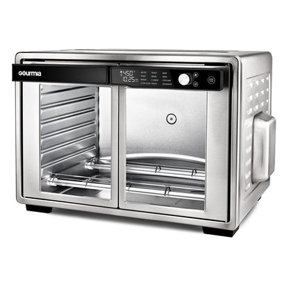Gourmia 1700W 9-Slice Digital Toaster Oven Air Fryer, 12 Cooking Preset, 35L, Stainless Steel