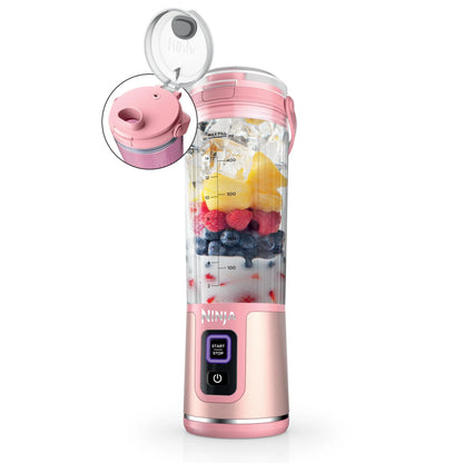 Ninja Blast Portable Blender, Cordless, 18oz. Vessel, Personal Blender for Shakes & Smoothies, BPA Free, Leakproof Lid & Sip Spout, USB-C Rechargeable, Dishwasher Safe Parts, Metallic Purple,