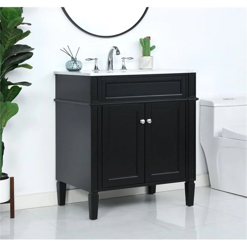Elegant Kitchen and Bath 30 inch Single bathroom vanity in Grey