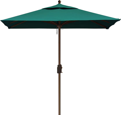 EliteShade Sunumbrella 6x6Ft Square Market Umbrella with Ventilation