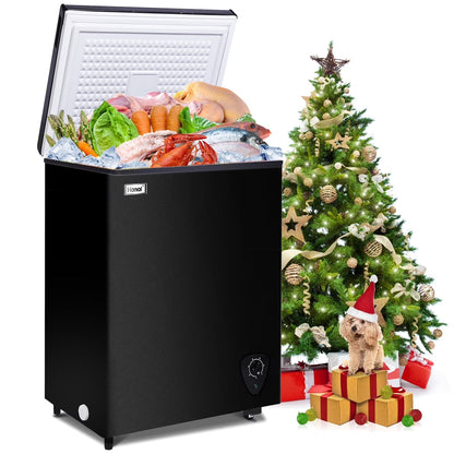 WANAI 3.5 Cu.ft Freezer, Chest Freezer, Deep Freezer with Top Open Door