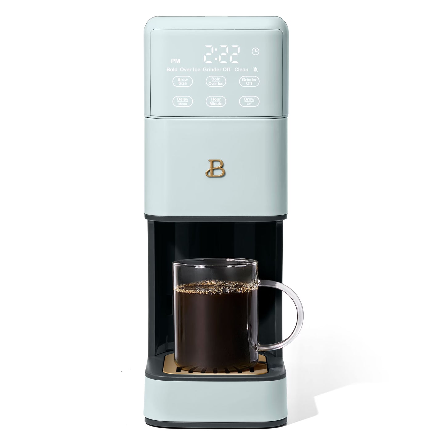 Beautiful Perfect Grind�?Programmable Single Serve Coffee Maker, White Icing by Drew Barrymore