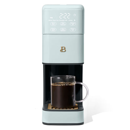 Beautiful Perfect Grind�?Programmable Single Serve Coffee Maker, White Icing by Drew Barrymore