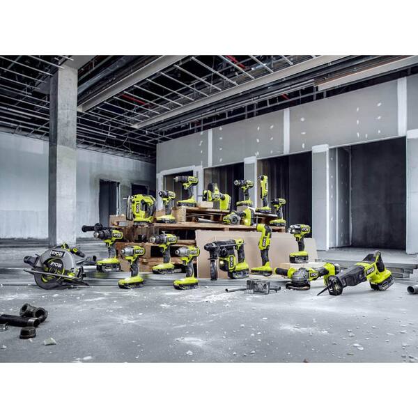 ONE+ HP 18V Brushless Cordless 2-Tool Combo Kit with Drill/Driver, Impact Wrench, Batteries, Charger, and Bag