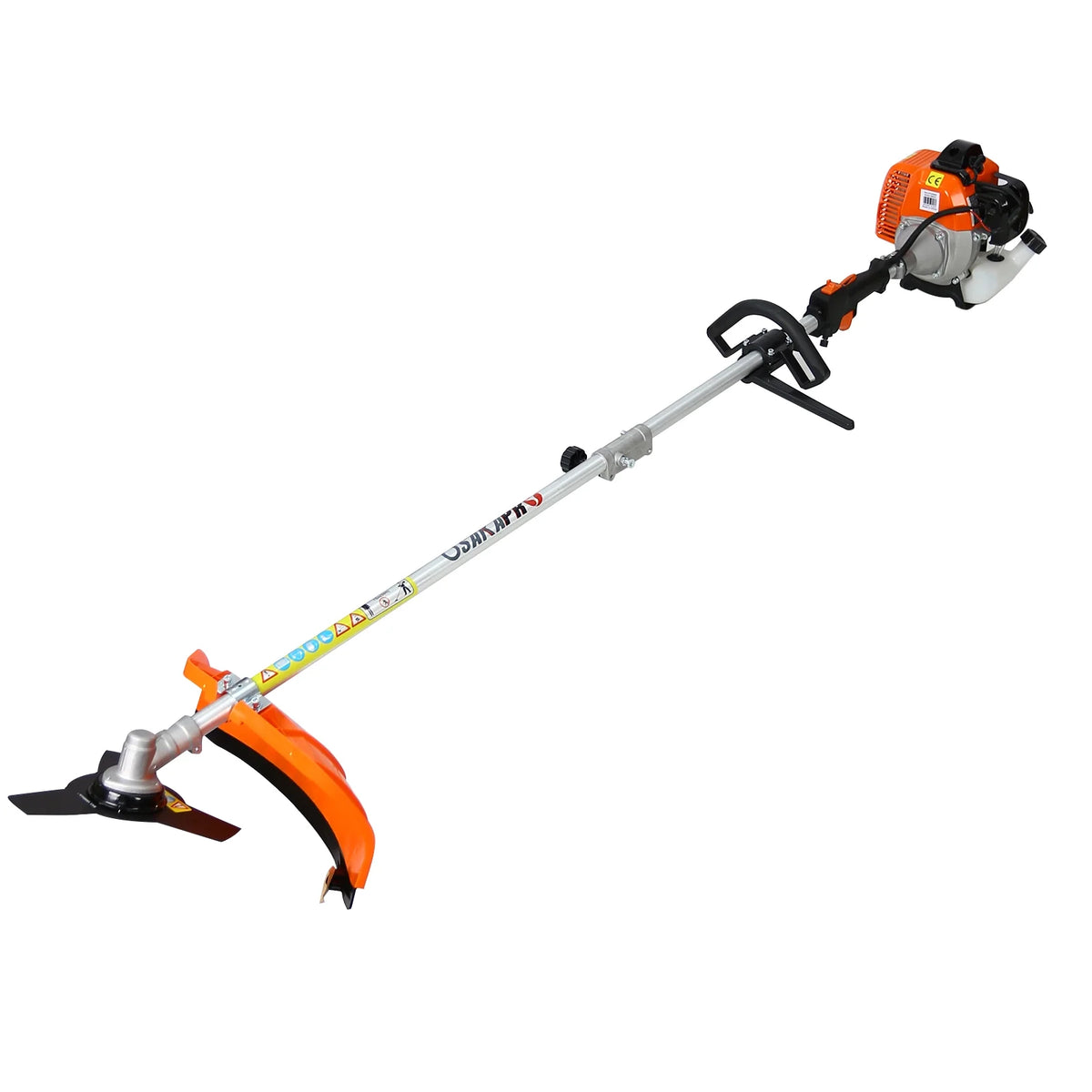 SYNGAR 10-in-1 Grass Trimmer Weed Eater Combos, 52CC 2-Cycle Full Crank Shaft Gas Powered Weed Eater with Gas Pole Saw, Hedge Trimmer and Brush Cutter, Grass Trimming Tool for Garden, Lawn Care