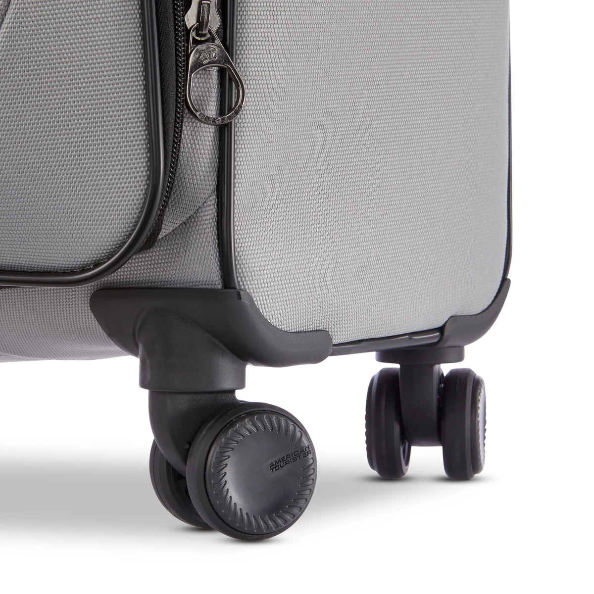American Tourister X-Lite 3-Piece Luggage Set with Spinner Wheels - Light Grey