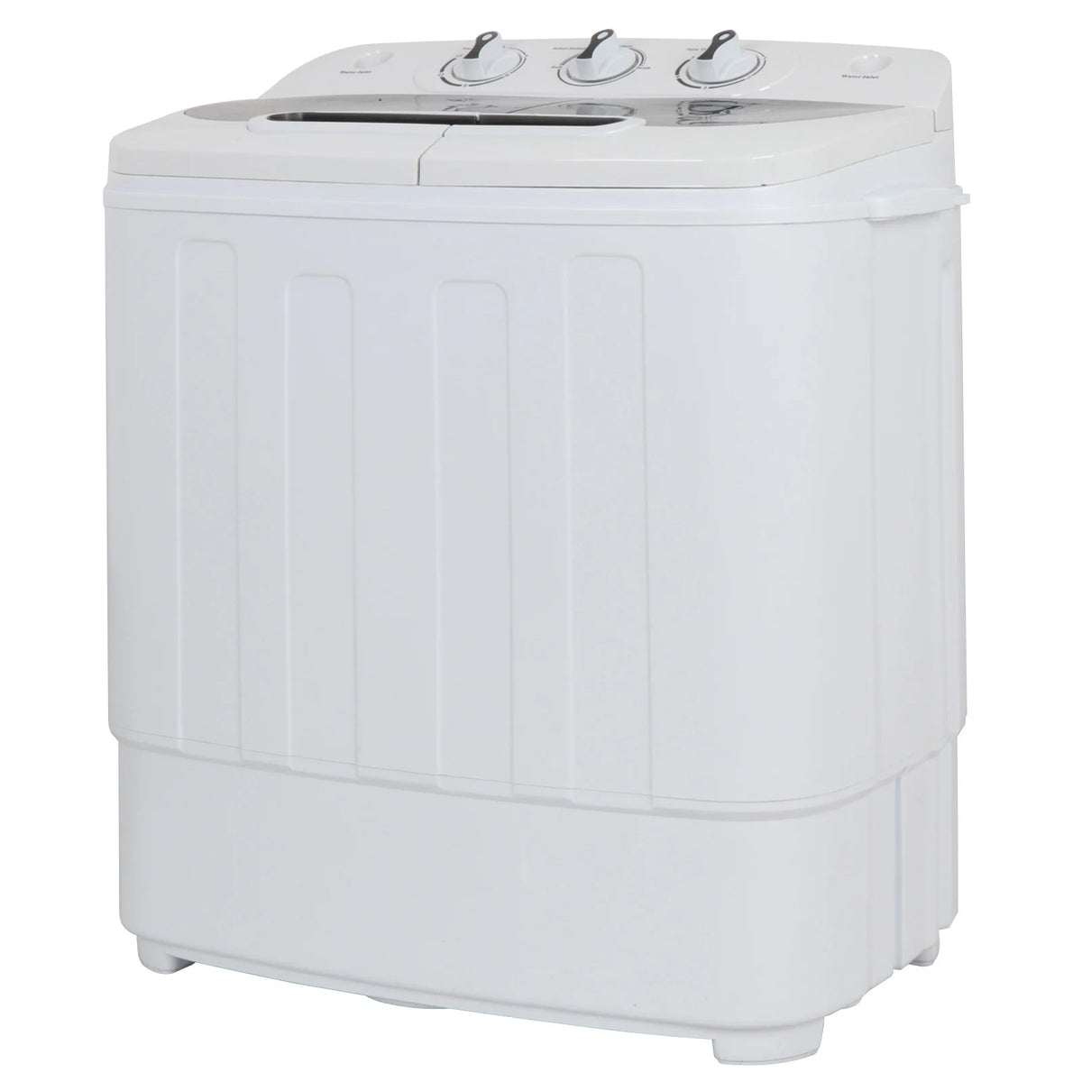 Compact Mini Twin Tub Washing Machine Portable 13lbs Laundry Washer and Dryer