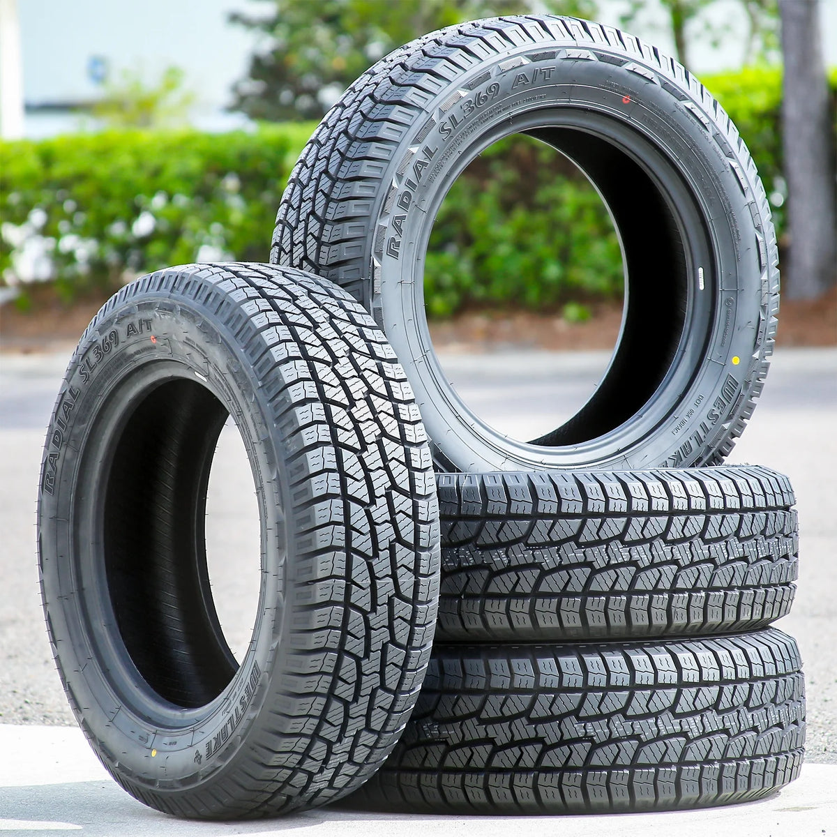 Set of 4 (FOUR) Westlake Radial SL369 A/T 235/75R15 109S XL AT All Terrain Tires Fits: 1995-99 Chevrolet Tahoe LT, 1999 Chevrolet Silverado 1500 Base