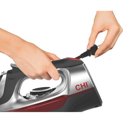 CHI Electronic Clothing Iron with Retractable Cord 13102
