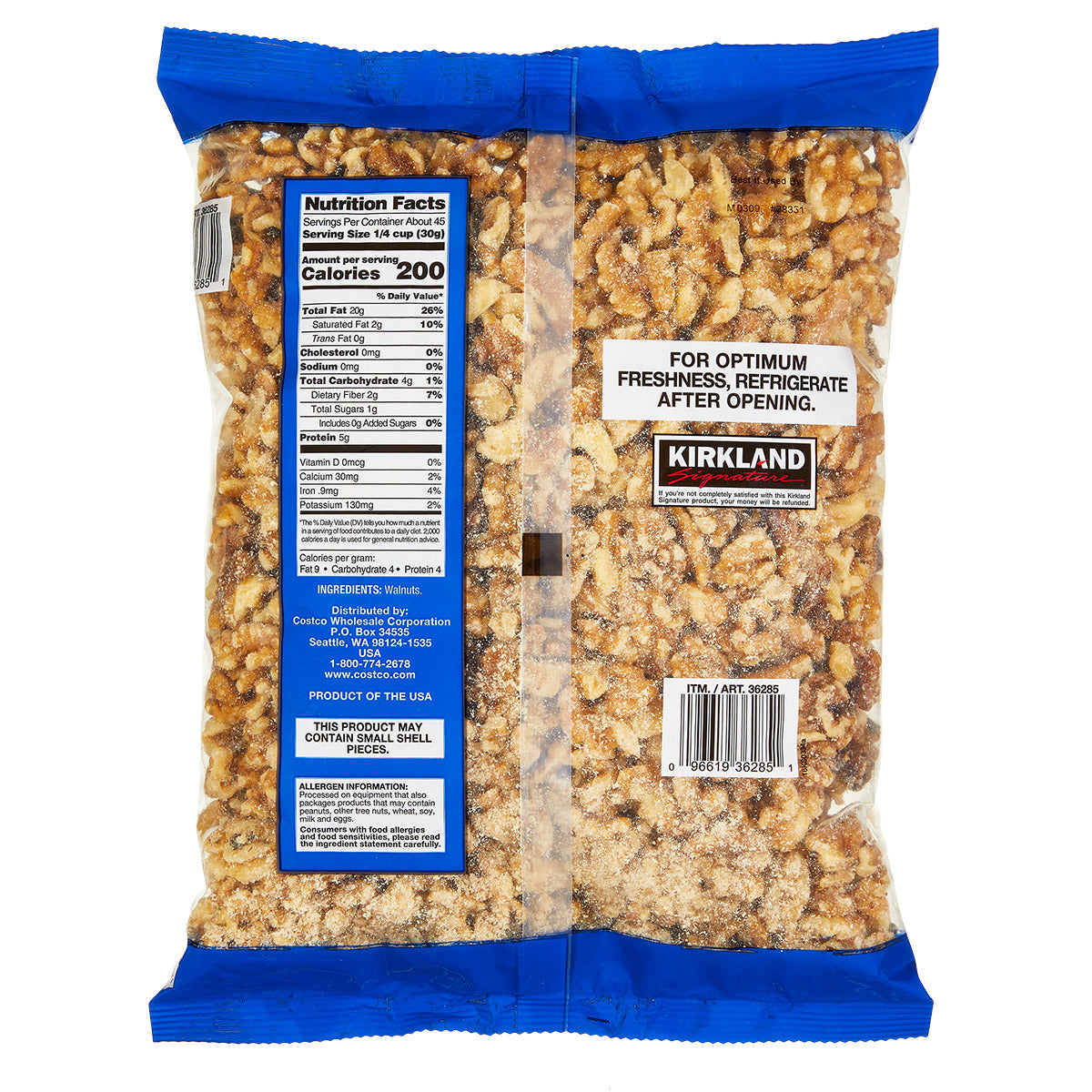 Kirkland Signature Walnut Halves, 3 lbs