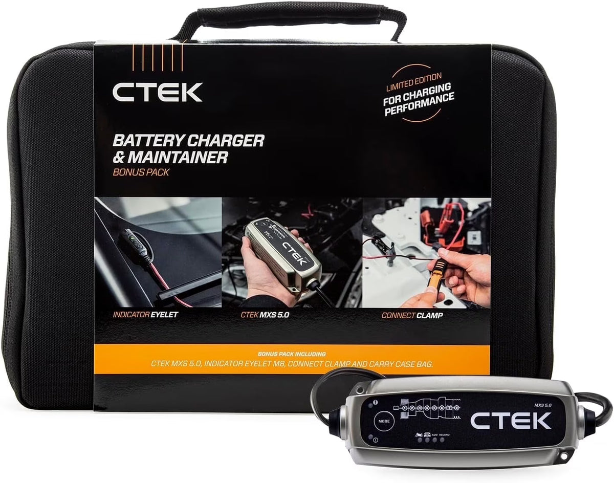 CTEK MXS 5.0 40-206 4.3 Amps 12V Fully Automatic Automotive Battery Charger