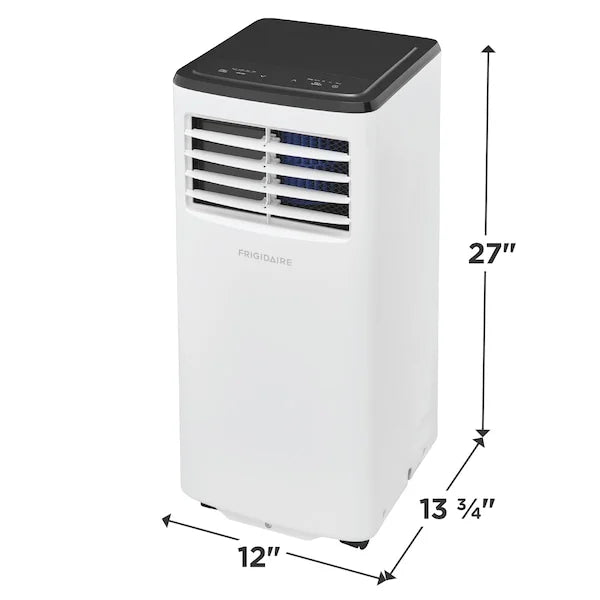 Frigidaire 8,000 BTU Portable Air Conditioner with Dehumidifier Mode for Rooms up to 150 Sq. Ft., White