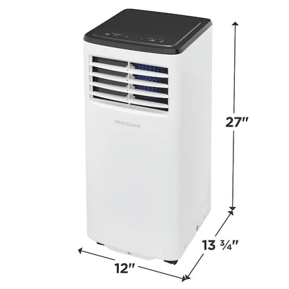 Frigidaire 8,000 BTU Portable Air Conditioner with Dehumidifier Mode for Rooms up to 150 Sq. Ft., White