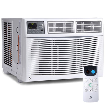 12000btu Window Air Conditioner With Wi-fi Enabled, Remote Control, Cooling Up To 550sq.ft, 115v Wall Mounted Window Ac Units For Rooms, Dehumidifier, Fan, Reusable Filter