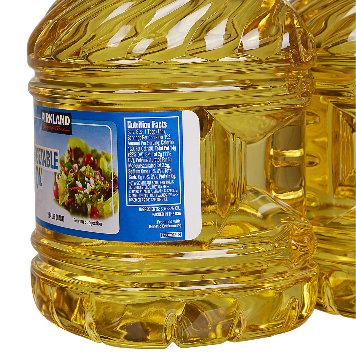 Kirkland Signature, Vegetable Oil, 3 qt, 2-Count