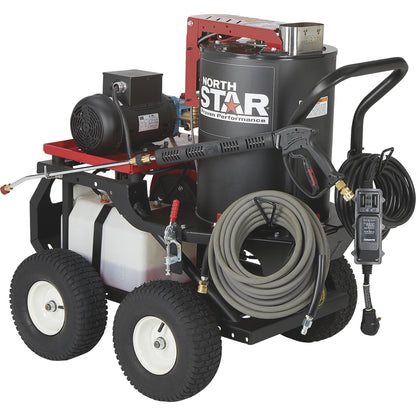 NorthStar Electric Wet Steam and Hot Water Pressure Washer, 2750 PSI, 2.5 GPM, 230 Volts