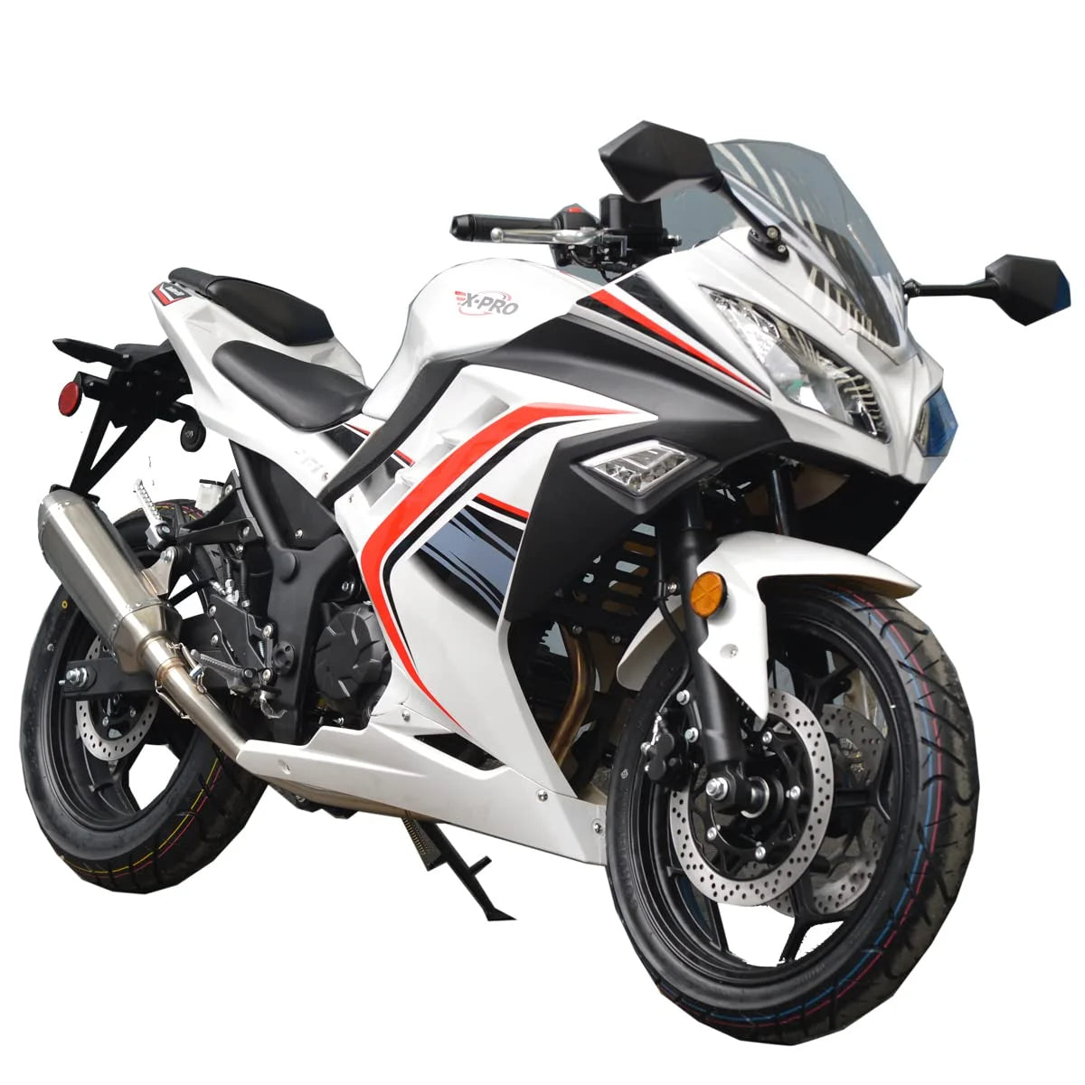 X-Pro Brand New 250cc EFI Fuel Injection Dirt Bike Motorcycle Street Bike, 6 Manual Transmission Electric Start 17" Wheels Assembled in Crate