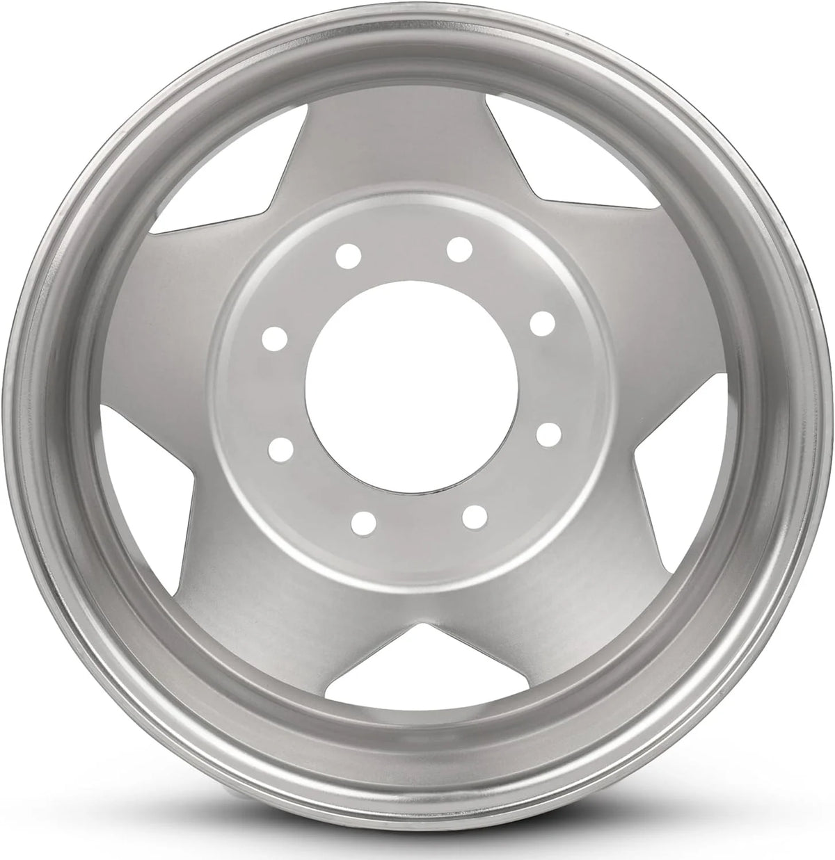 For 1999-2004 Ford F350 16 Inch Machined with Clear Coat Silver Rim - OE Direct Replacement - Road Ready Car Wheel