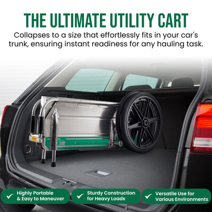 Tipke Manufacturing Company Foldit Do It All Aluminum Folding Utility Cart