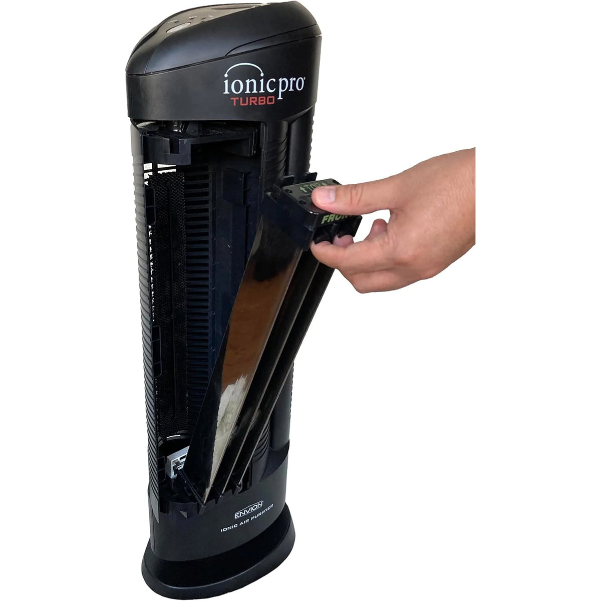 Ionic Pro Turbo (TA550) Ionic Air Purifier Tower for Home, Quiet Ionic Filterless Design, Covers Up to 500 Sq. Ft., Removes Odors, Smoke, Dust, and Allergens
