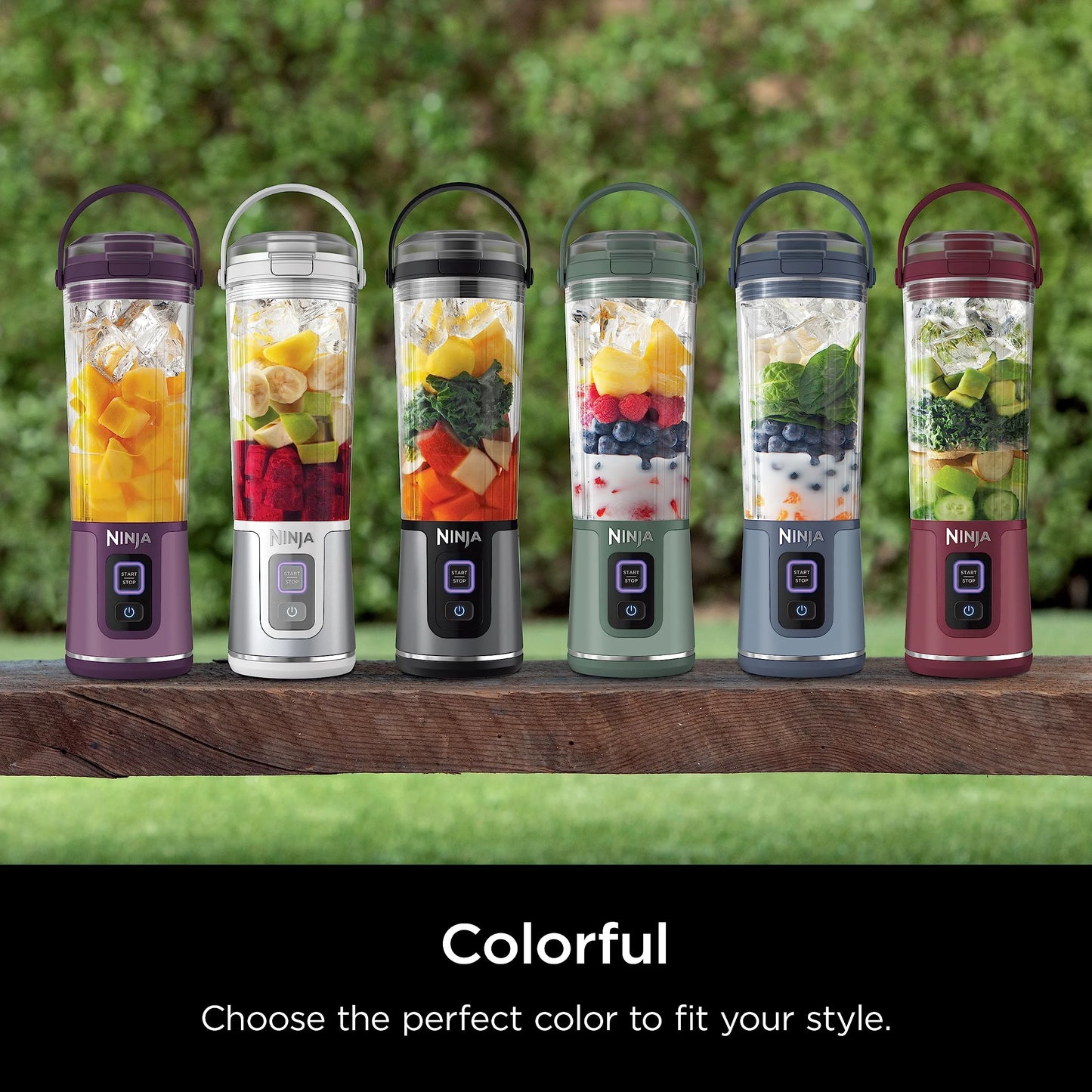 Ninja Blast Portable Blender, Cordless, 18oz. Vessel, Personal Blender for Shakes & Smoothies, BPA Free, Leakproof Lid & Sip Spout, USB-C Rechargeable, Dishwasher Safe Parts, Metallic Purple,