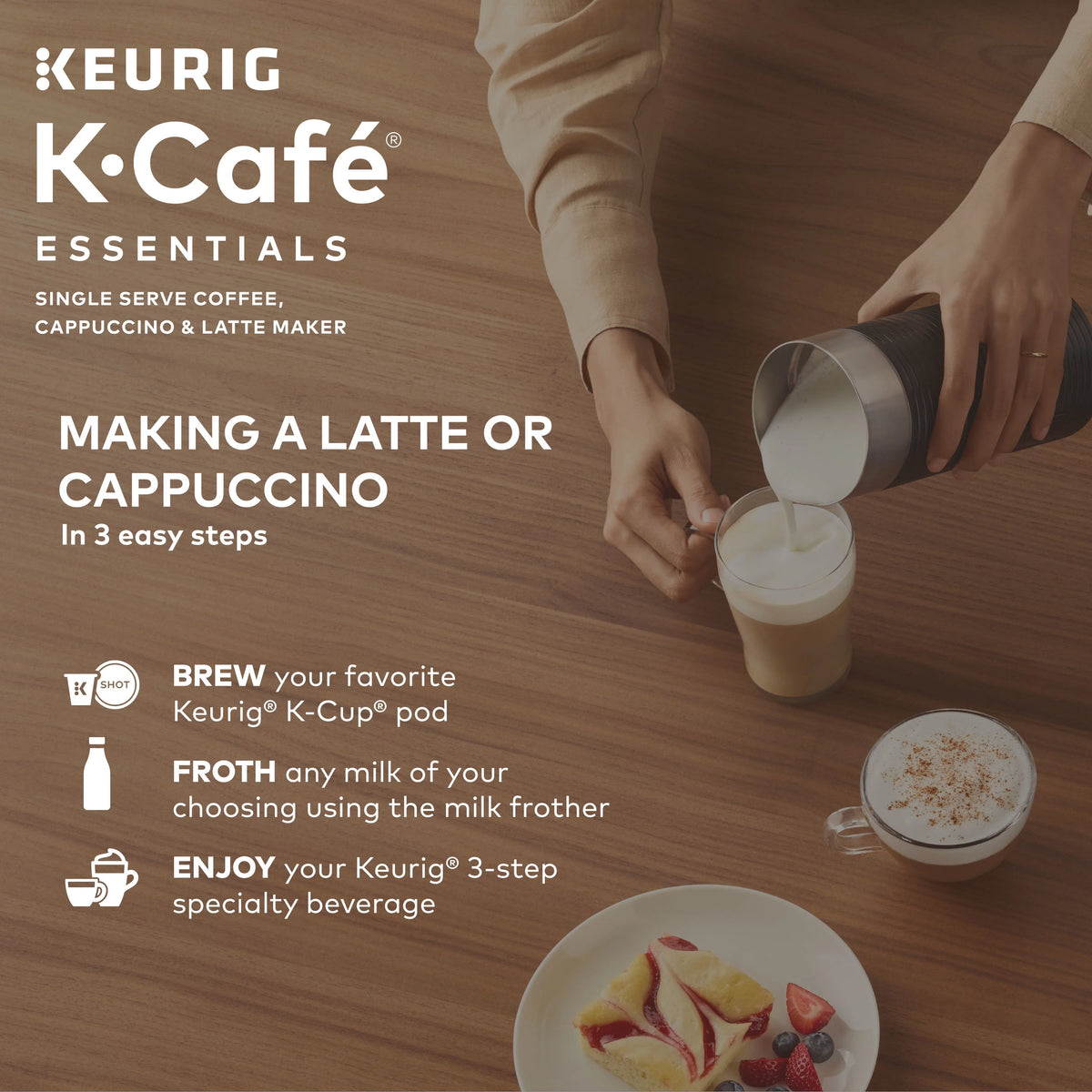 Keurig K-Caf�� Essentials Single Serve K-Cup Pod Coffee Maker, Black