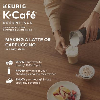 Keurig K-Caf�� Essentials Single Serve K-Cup Pod Coffee Maker, Black