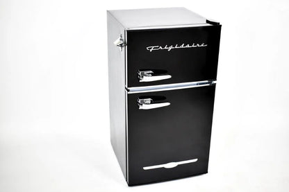 Frigidaire Retro 3.1 Cu ft Two Door Compact Refrigerator with Freezer, Red