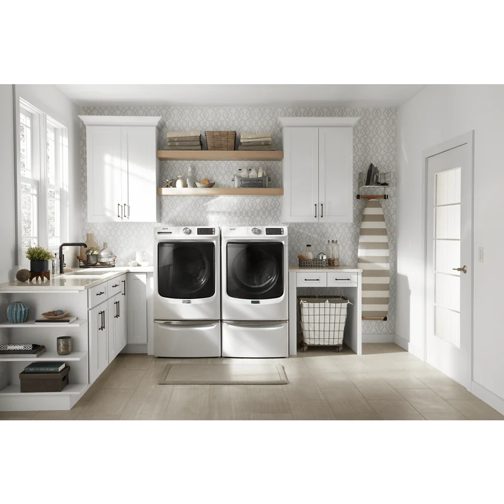 Maytag Med6630h 27" Wide 7.3 Cu Ft. Energy Star Rated Electric Dryer - Metallic Slate