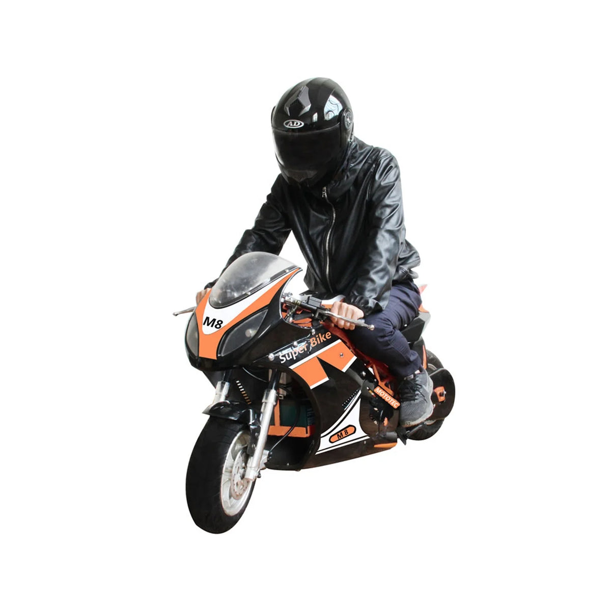 MotoTec Kids Large 48 V Pocket Superbike Powered Ride-On