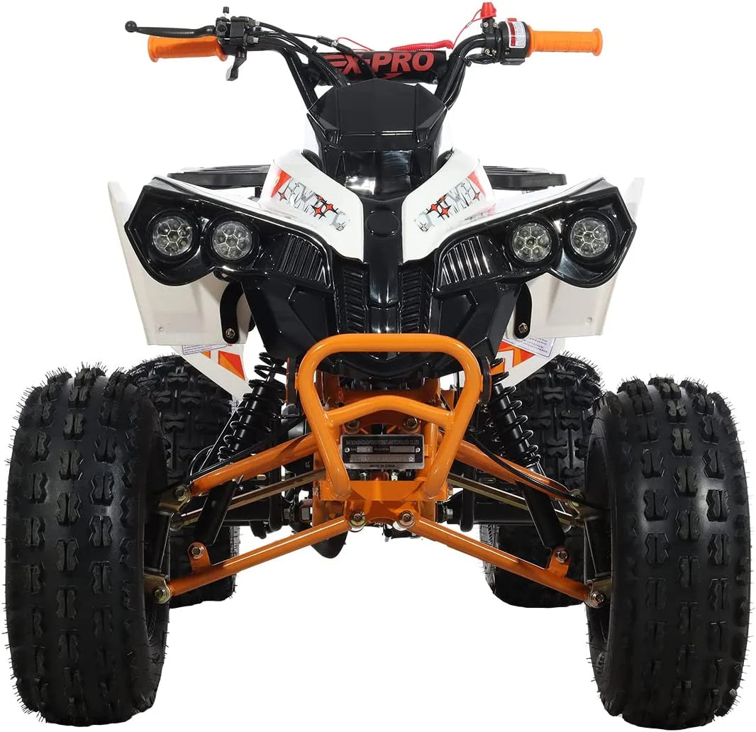 X-Pro Brand New 125cc Gas ATV, Automatic Transmission w/Reverse Electric Start Big 19"/18" Tires