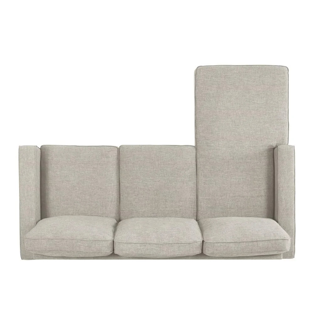 Serta Harmon Square Arm Sectional Navy Blue
