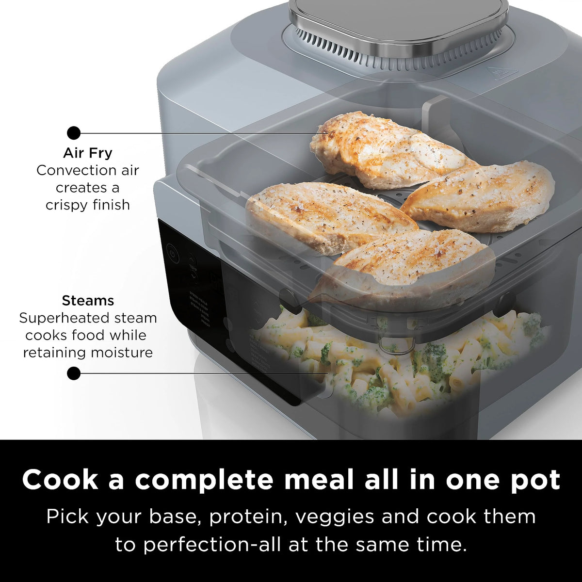 Ninja Speedi Rapid Cooker & Air Fryer, 6-Quart Capacity
