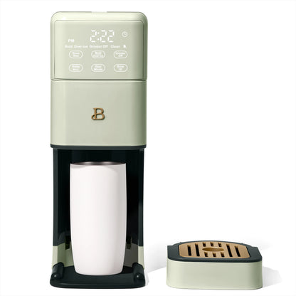 Beautiful Perfect Grind�?Programmable Single Serve Coffee Maker, White Icing by Drew Barrymore