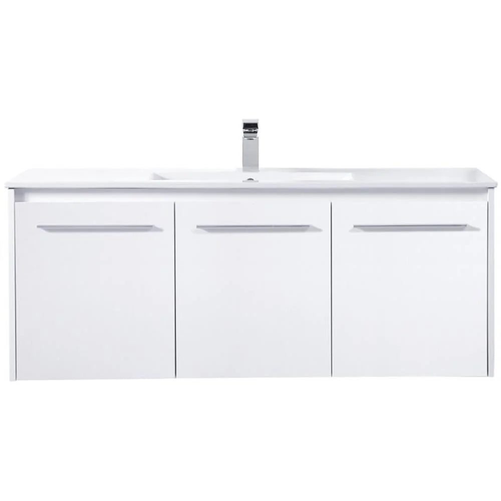 Elegant Kitchen and Bath 48 Inch  Single Bathroom Floating Vanity In Concrete Grey