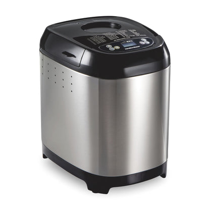 Hamilton Beach 2 lb Bread Maker Machine, Artisan Dough Bread Maker with 14 Settings, Black & Stainless Steel